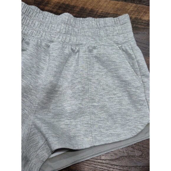 Abercrombie Fitch YPB Neoknit Shorts Women L Athletic Lounge Beach Gray - Picture 2 of 9